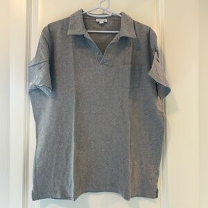 Sunspel Riviera Polo Grey